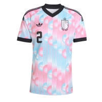 Camiseta Bélgica Zeno Debast #2 Segunda Equipación Replica Mundial 2026 mangas cortas